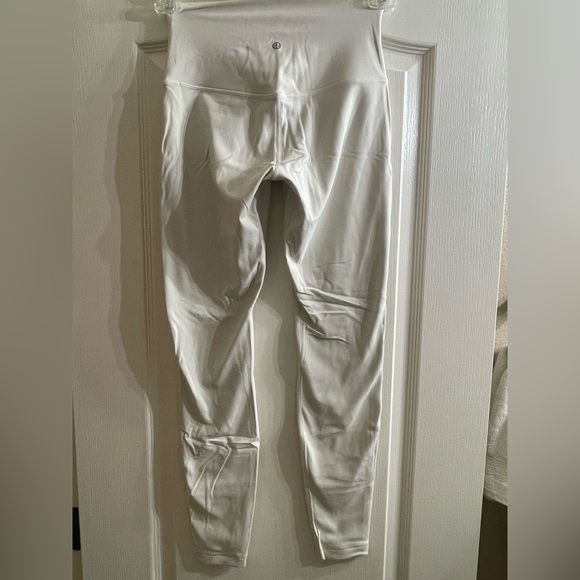 Lululemon Align Double-Lined Leggings Super Soft White Cream Sz 6 - Picture 2 of 5